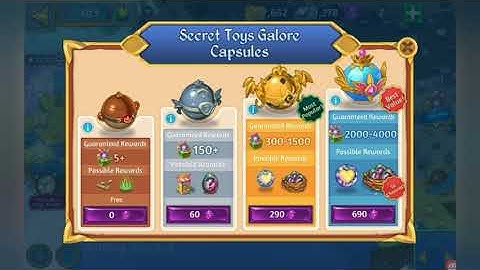 MERGE DRAGONS Toys Galore EVENT  QUEST 1 heal 35 LAND
