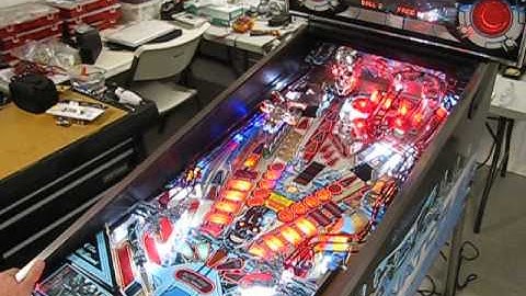 Terminator 2 Pinball gameplay after Restoration.