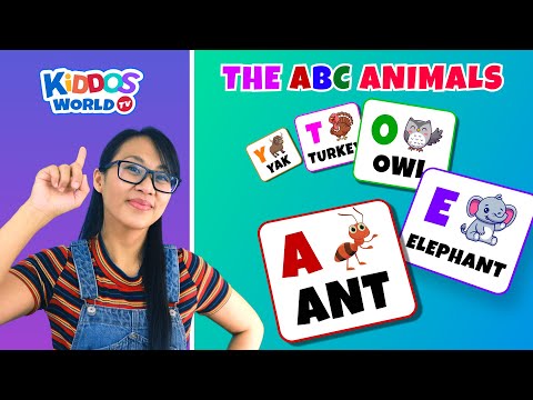 Miss V teaches the ABCs of Animals - Learning the Different Names of the Animals and Fun Facts