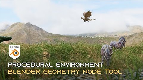 Procedural Environment | Blender Geometry Node Tool