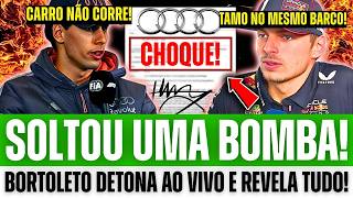 🚨 BORTOLETO DETONA CARRO DA AUDI AO VIVO! PODERIA TER HUMILHADO A RED BULL!