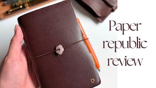 My Paper Republic pocket grand voyager - 6 month review & flip through 