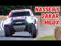 Nasser Al-Attiyah & Toyota GR DKR Hilux T1+ [ 2022 V6 Dakar Winner Monster at Goodwood FOS 2022 ]