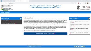 DBT BET & GAT B 2023 CITY ALLOTMENT LINK is live now #dbtjrf2023