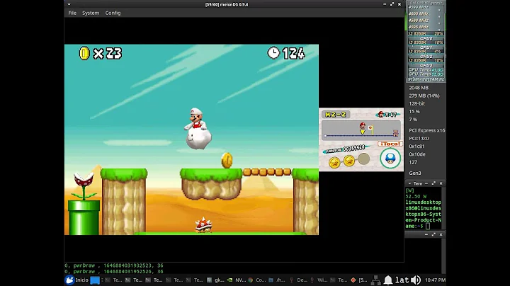 MelonDS 0.9.4 Native Test 60fps NVENC x64 + Sound (Core i3 8350K) + Nvidia 510.39