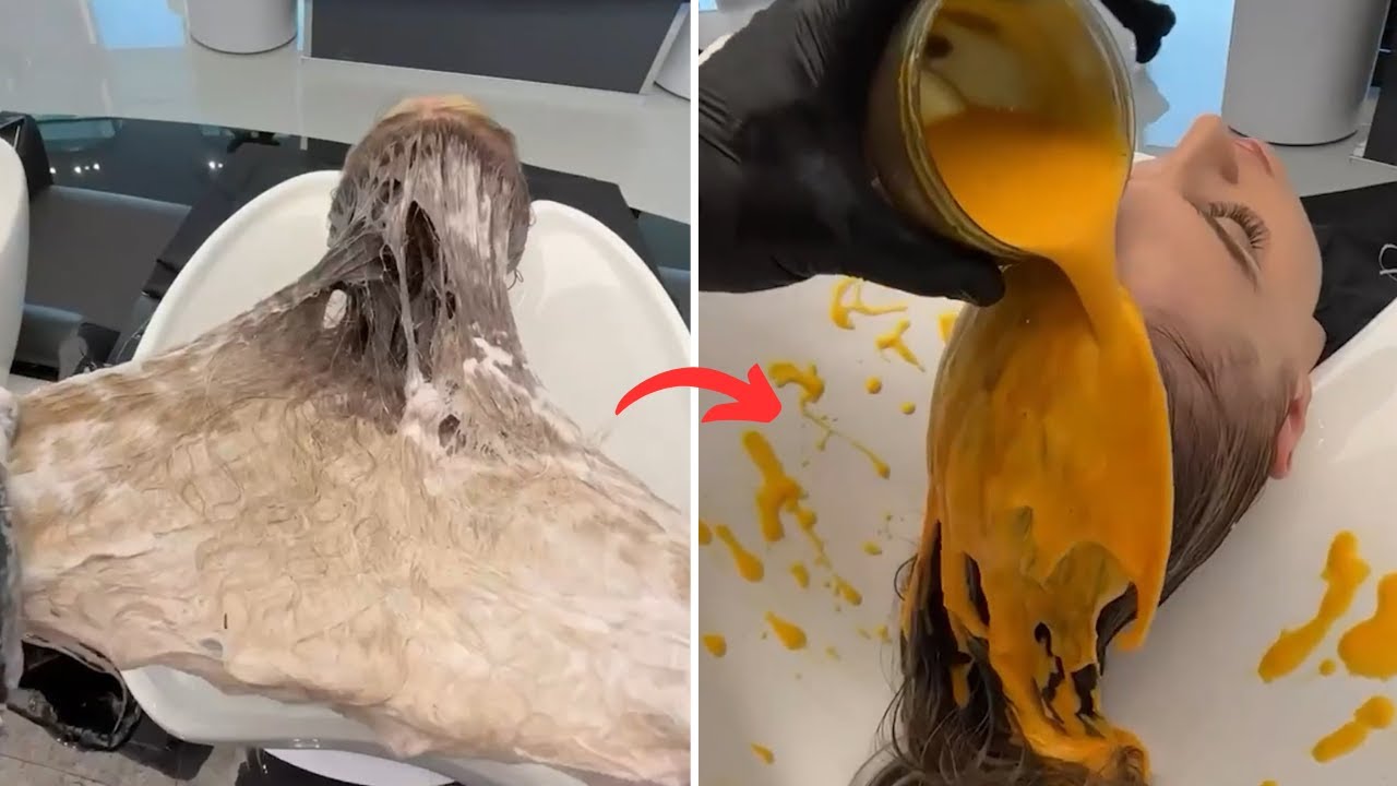 Elegant Hair Color Transformation!