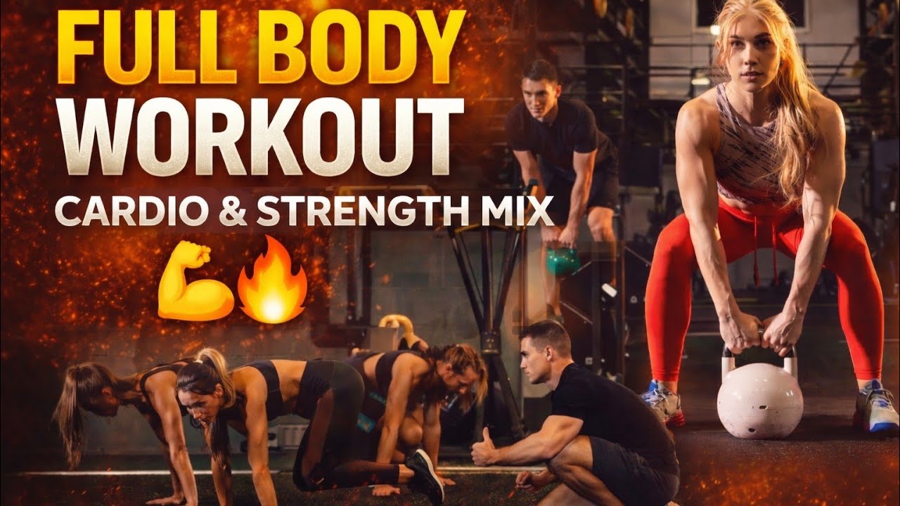 💥🔥 Cardio & Strength Mix - Diverse Full Body Workout 💪 – January Motivation video on FaithFuel Beats