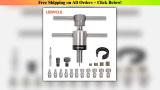 LEBYCLE Hub Bearing Removal Tool for MTB/Road Bike Front/Rear Wheels, Bicycle Hub Base Repair Tool
