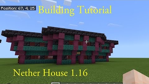 Minecraft 1.16 Nether House Tutorial