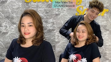 Hướng Dẫn Cắt Tóc Lỡ Hàn Quốc+Uốn Cụp | Quang Saker