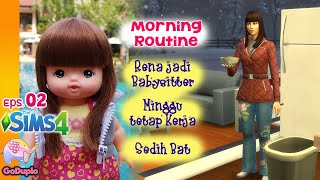 Morning Routine Rena Minggu Harus Kerja - SIMS4 Eps 2 GoDuplo TV