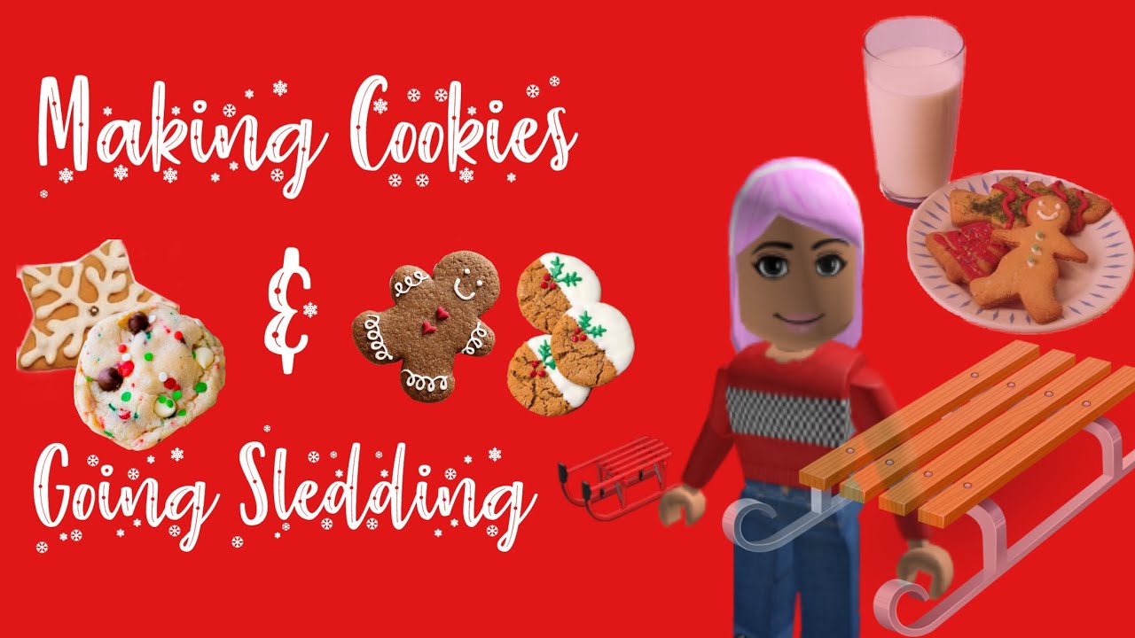 Making Christmas Cookies & Going Sledding In Roblox Bloxburg Vlogmas
