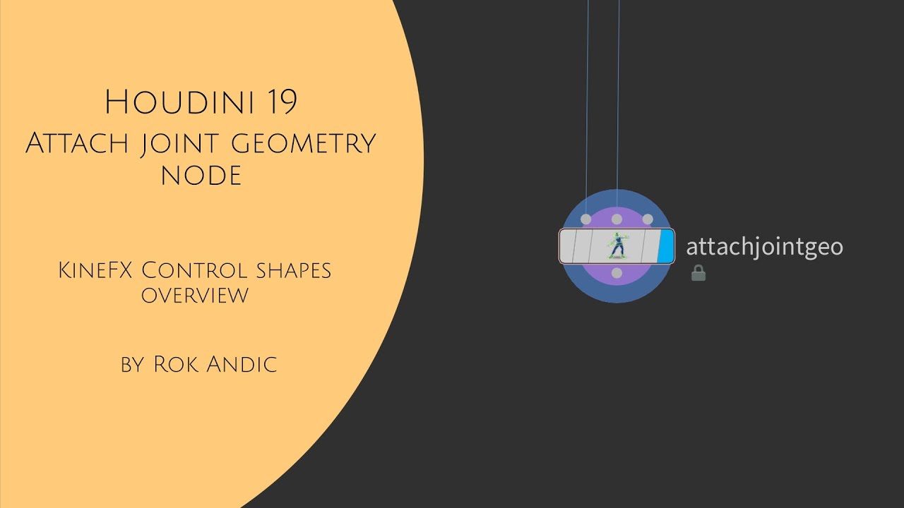 KineFX control shapes in Houdini 19 - YouTube
