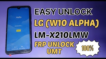 LG x210lmw (w10 Alpha) !! frp unlock umt !! 100 % Work !! EASY UNLOCK
