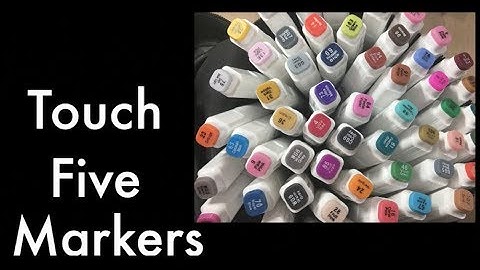 TouchFive Alcohol Markers from WISH