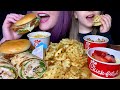 ASMR-ish CHICK-FIL-A MUKBANG (SOME WHISPERING) 10K SPECIAL WITH MY DAUGHTER