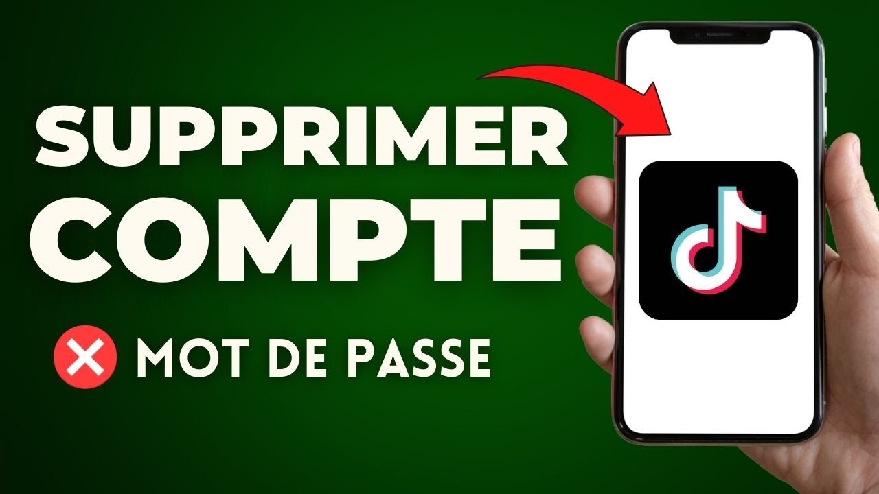 Comment Supprimer Un Compte Tiktok Sans Mot De Passe - YouTube