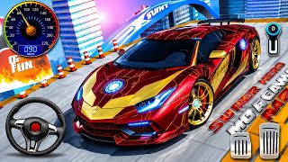 Superhero Car Mega Ramp Driving Tracks - GT Car Stunts Racing 3D - Android GamePlay screenshot 4