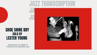 Shoe Shine Boy by Lester Young Jazz Guitar Transcription