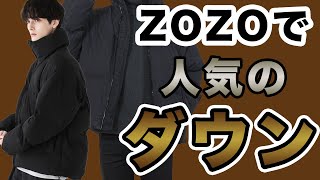 【シルエットが良すぎた】ZOZOランキング上位のダウンをレビュー！