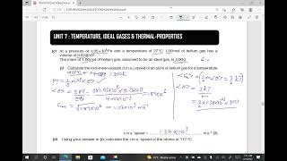 PHYSICS 9702  [Ideal gases, temperature and thermodynamics] #Part 1 screenshot 1