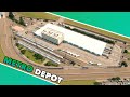 Building a realistic Metro Depot in Cities: Skylines with vanilla assets | Dream Bay Mini Project