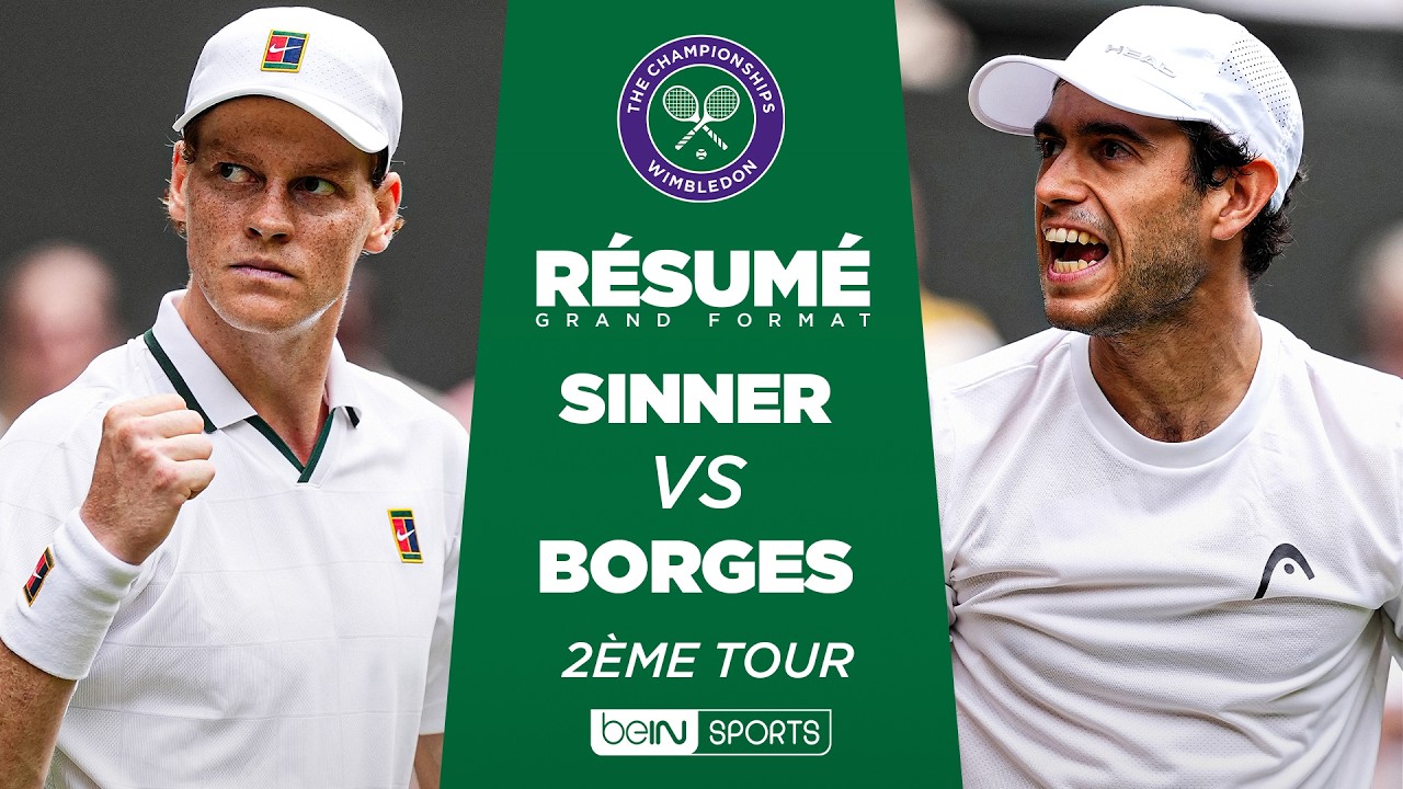 WIMBLEDON : Jannik SINNER vs Nuno BORGES | 2ème tour