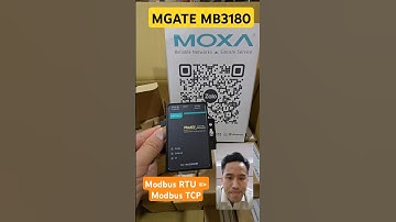 Mgate MB3180, Bộ chuyển giao thức Modbus RTU(RS232/485) sang Modbus TCP #diencn247 #shorts