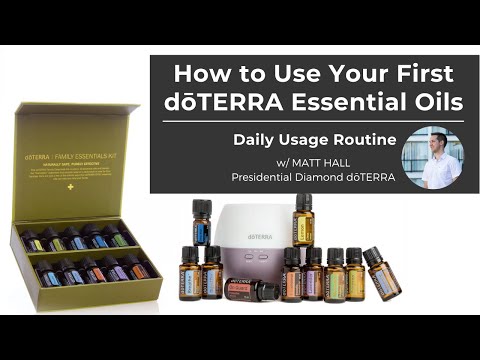 How to Use Your First doTERRA Essential Oils - Daily Usage Routine