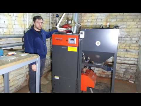 Пеллетный котел отопления Китурами (Kiturami) KRP-50