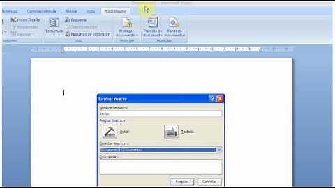 Macros Word2007 Sin Video