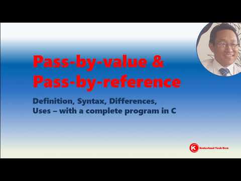 Pass by value and Pass by reference (Using Pointer) - in C Programming