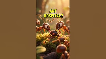 Ants Have Hospitals in Their Colonies! 😱 #didyouknow #youtubeshorts
