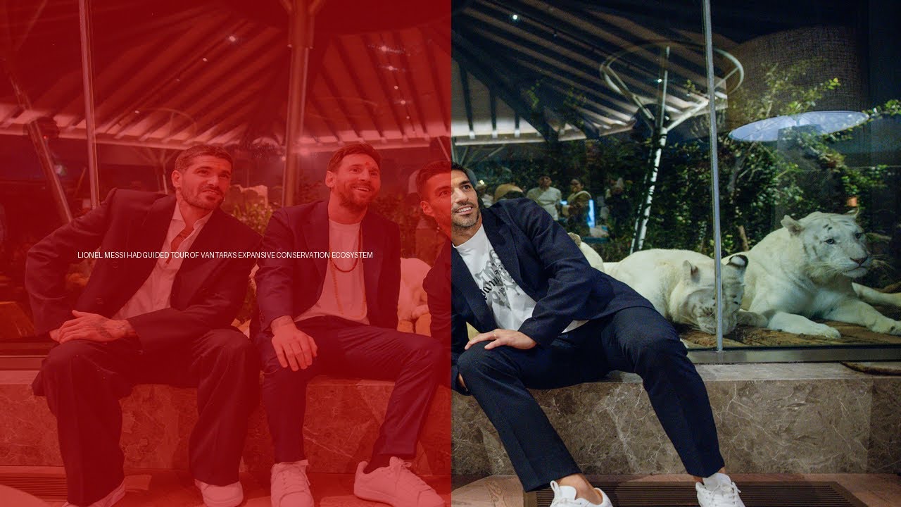 Lionel Messi had guided tour of Vantaras expansive conservation ecosystem