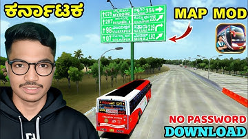 🥳 ಹೊಸ ಕರ್ನಾಟಕ ಮ್ಯಾಪ್ ಮೋಡ್ DOWNLOAD In Bus Simulator Indonesia Kannada Video!