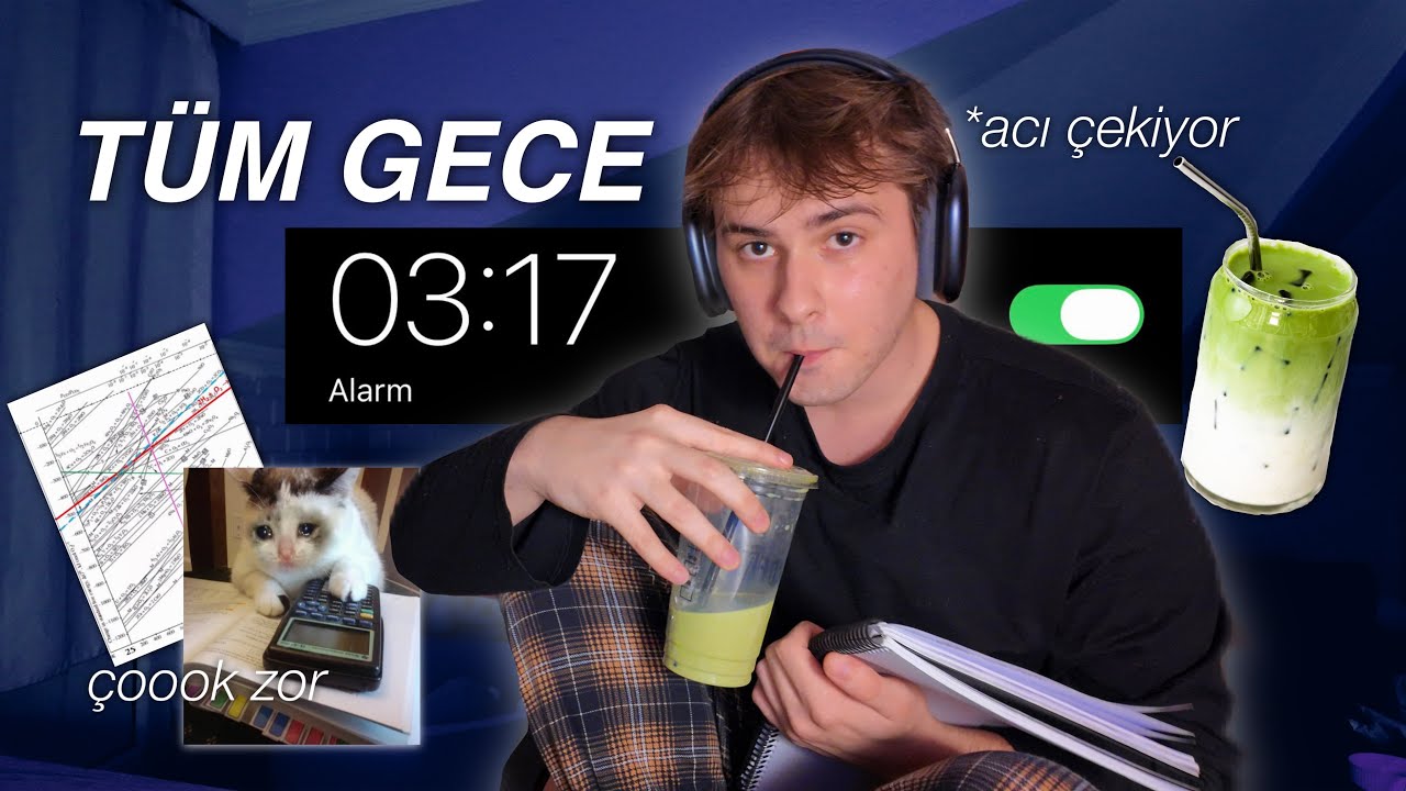 1 gecede 3 SINAVA çalıştım... *AKADEMİK KRİZ (denemeyin)
