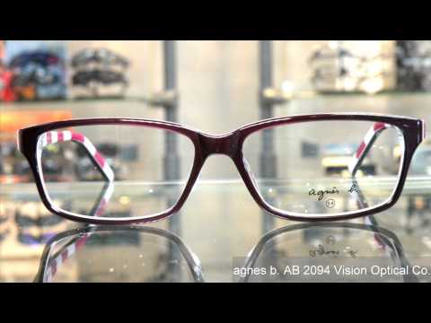 Agnes b  眼鏡架AB 2094 亮麗夾層間格色彩