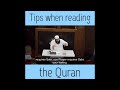 Tips when reading the quran  abu bakr zoud