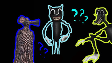 "Siren Head" VS Party "Cartoon dog and Cartoon cat" Sound Variations in 54 Seconds