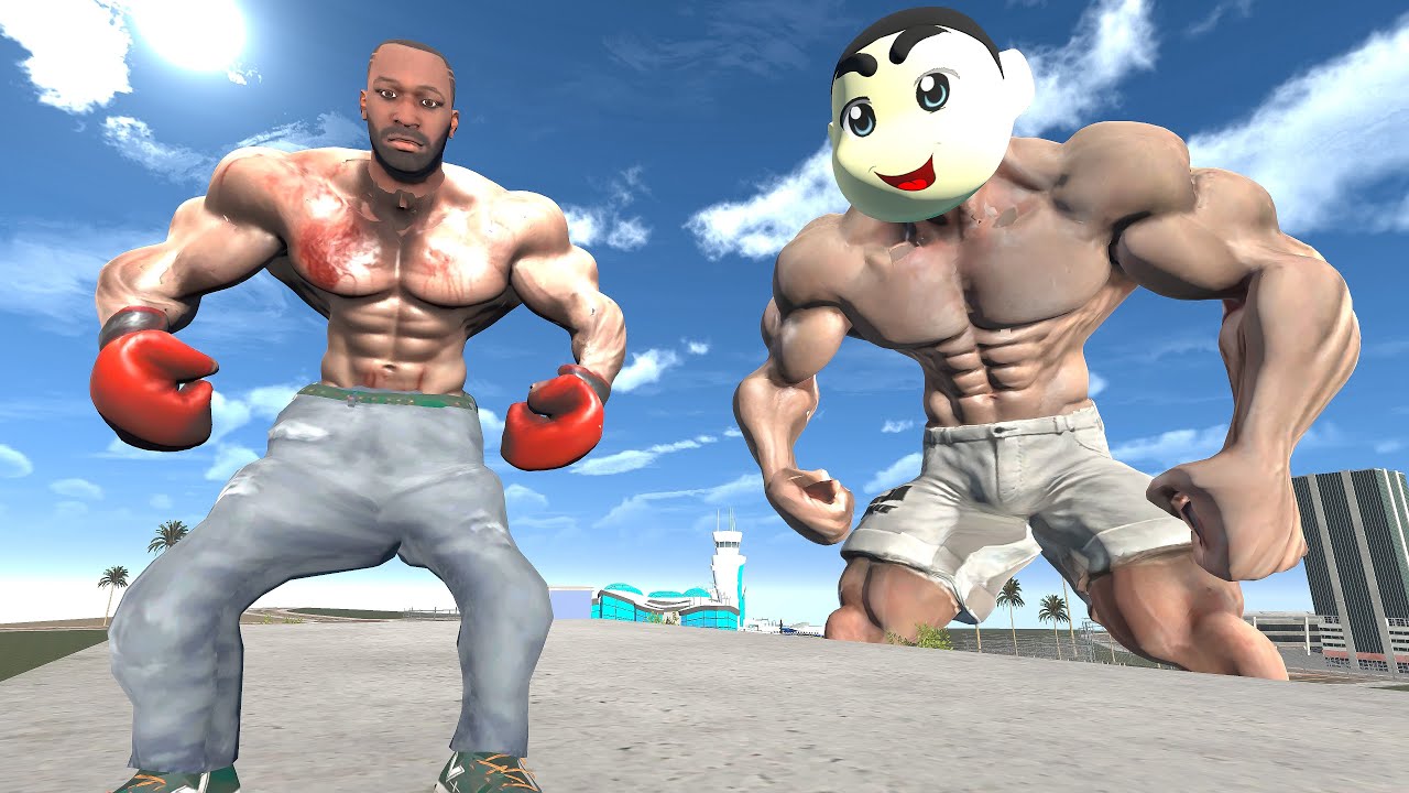Franklin Become Strongest Man To Fight Strongest Shinchan In Indian Bike Driving 3d