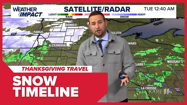 "It will be very hard to travel" | Snow in Minnesota forecast as Thanksgiving travel gets going