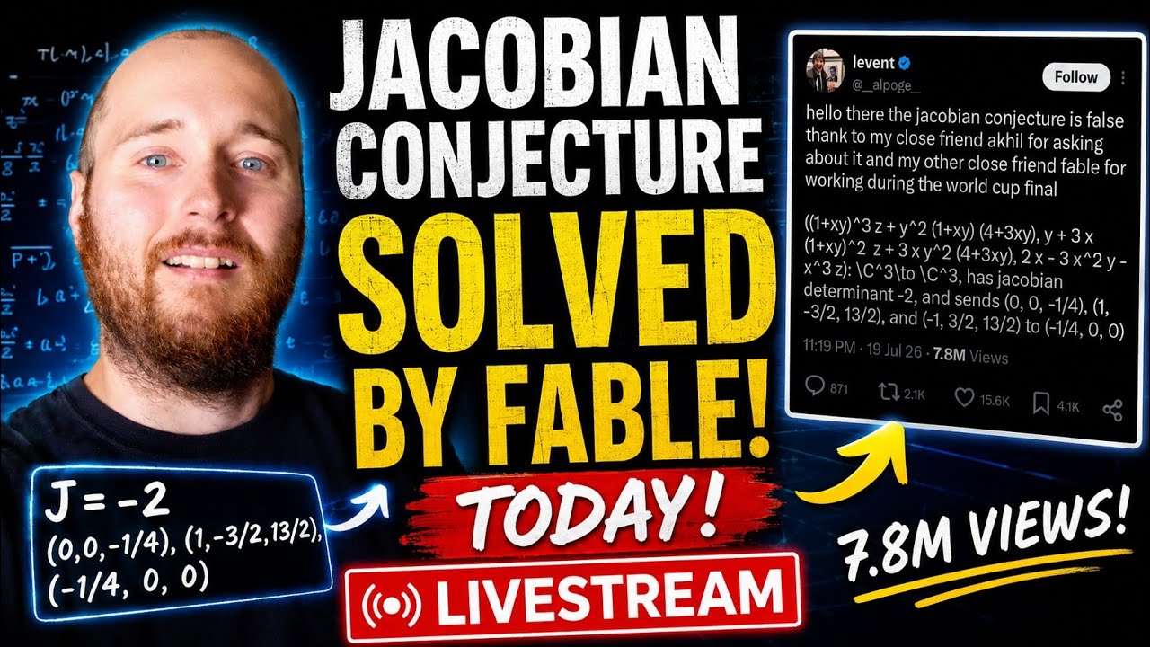 Disproof of the Jacobian Conjecture Using AI