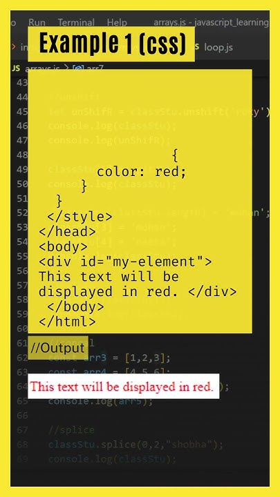 HTML Id Attribute with Example | EducateKaro.com #shorts #educatekaro ...