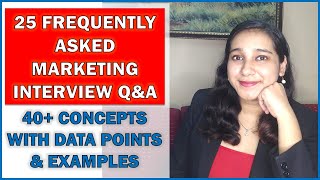 Common MBA Marketing interview questions and answers | Marketing interview preparation|S for Shivani