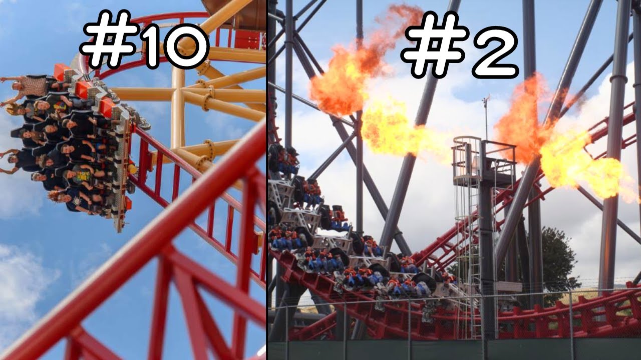 Top 10 Scariest Roller Coasters in the World YouTube