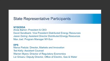 NYSERDA Distributed Energy Resources & DPS Informational Webinar