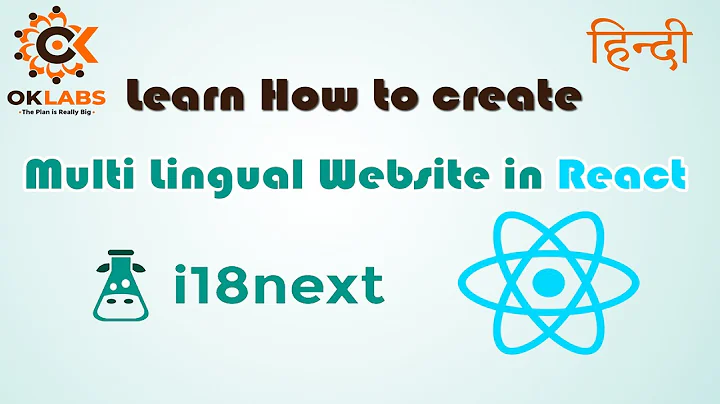 How to create a multi lingual website in React Js