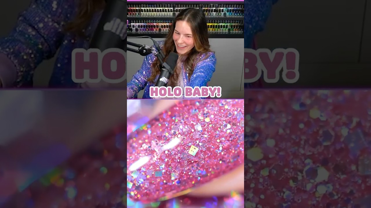Explaining our newest holographic glitter formula✨ Holo Taco pixel perfect collection💅