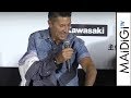 パンツェッタ・ジローラモ、自らデニムシャツをリメーク　「バイクの日 スマイル・オン 2017」トークイベント3