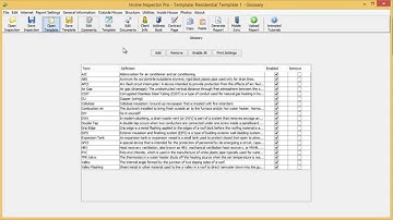 Home Inspector Pro Integrated Glossary Feature
